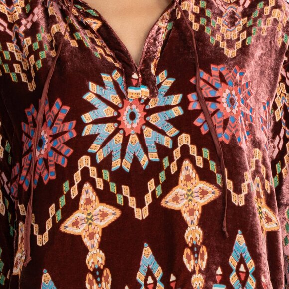Johnny Was Geo Burnout Mali Tunic XS - Picture 4 of 4